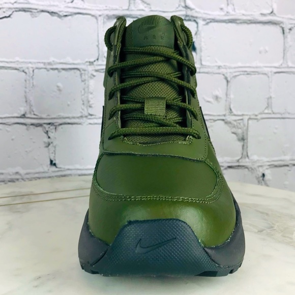 Nike Air Max Goaterra 2.0 GS Cargo Army Green Smoke Grey Boots Sz 6Y-Womens 7.5 - Picture 2 of 7